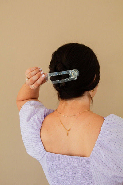 Shop ANDi - Oversized Flat Claw Clip: Black