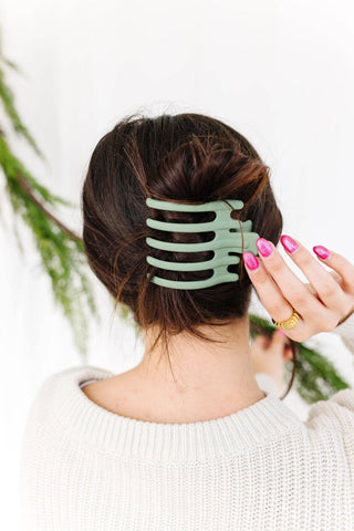 Shop ANDi - 5 Prong Claw Clip - Multiple Colors: Green