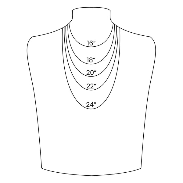 WJW - 18K Gold Paperclip Chain Necklace: 18+02" / 4mm