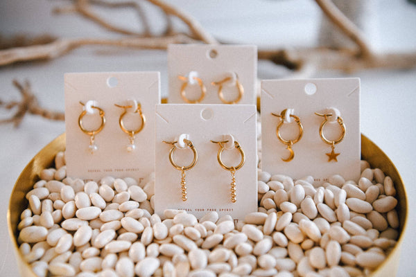 Cecelia Designs Jewelry - The Classic Gold Hoop Earrings - 15mm, Gold Plated Stainless