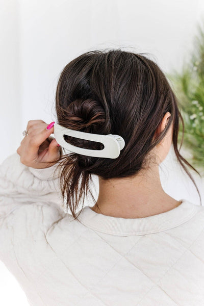 Shop ANDi - Flat Matte Claw Clip: Teak