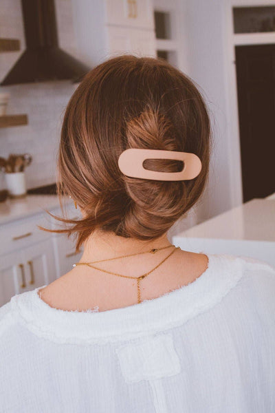 Shop ANDi - Flat Matte Claw Clip: Teak