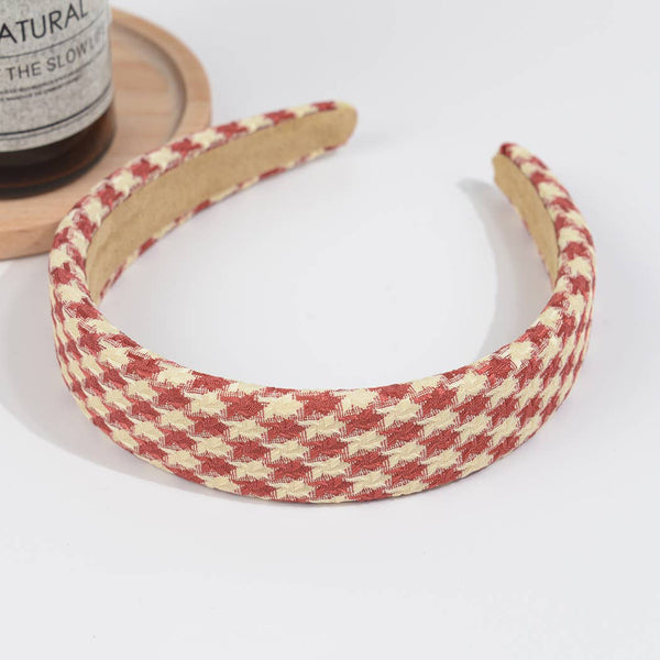 TheDivaSoap - Vintage Houndstooth Headband: Coffee