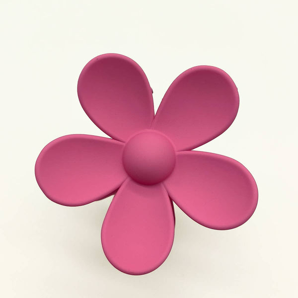 ACCITY - MATTE CUTE FLOWER HAIR CLAW CLIP_CWAHA0089: PINK / (OS) 5