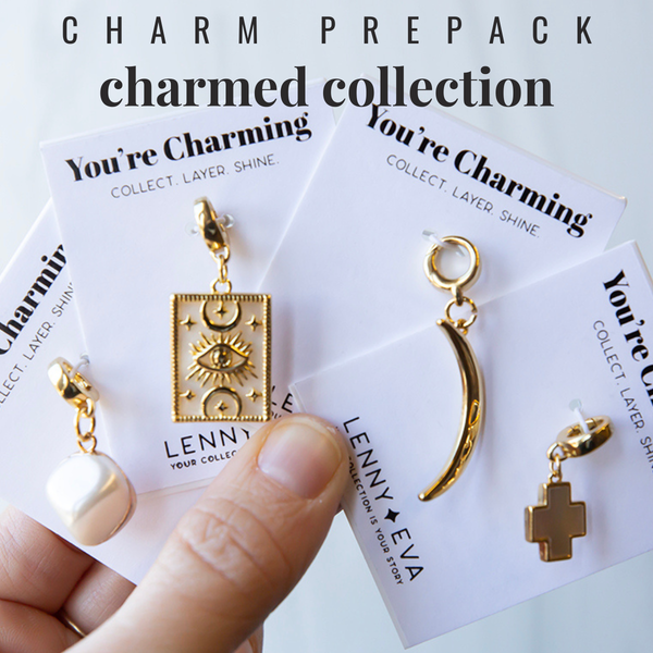 Lenny & Eva - PACK-Charmed Collection-48 Charms: Cross-MOP