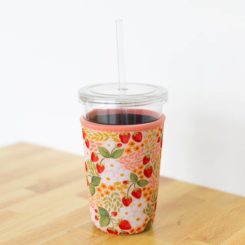 Elyse Breanne Design - Strawberry Patch Drink Sleeve: Large