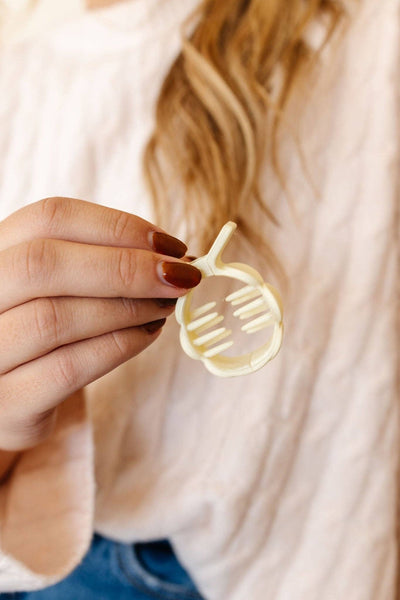 Shop ANDi - Ponytail Claw Clip: Brown / Dot
