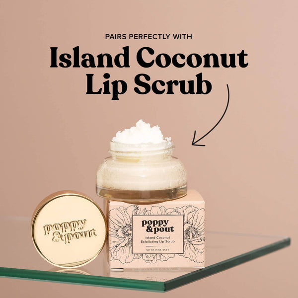 Poppy & Pout - Lip Balm, Island Coconut