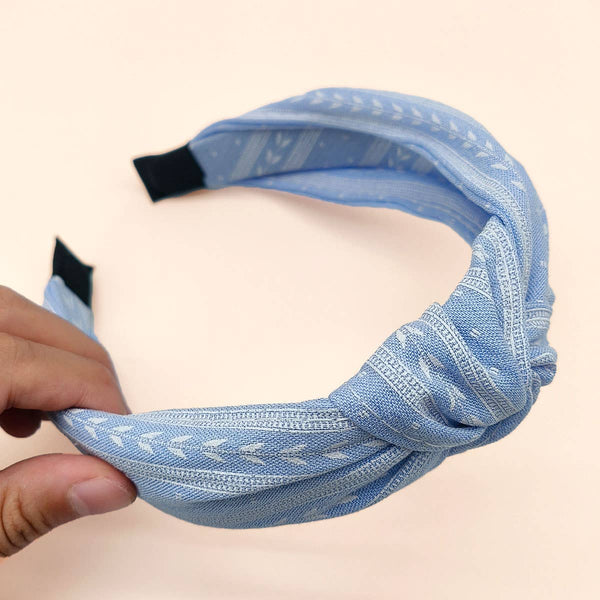 ACCITY - KNOT DECOR HEADBAND_CWAHA0224: GREY / (OS) 2