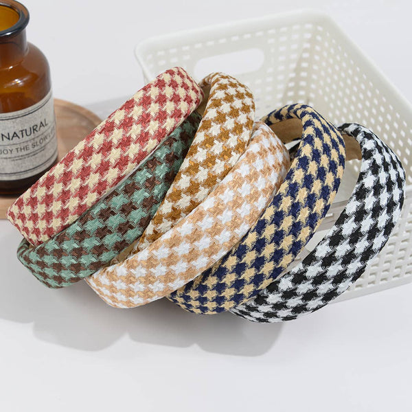 TheDivaSoap - Vintage Houndstooth Headband: Coffee