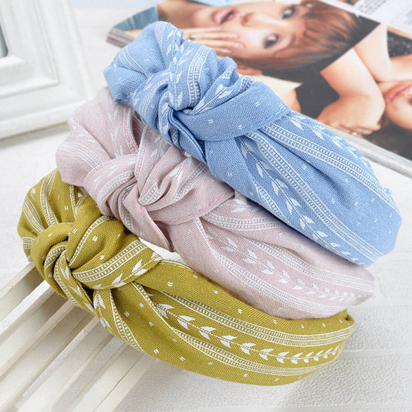 ACCITY - KNOT DECOR HEADBAND_CWAHA0224: GREY / (OS) 2