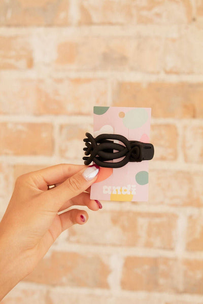 Shop ANDi - Overlapping Flat Claw Clip: Brown