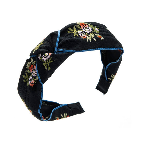 ACCITY - CROSS EMBROIDERY FASHION HEADBAND_CWAHA1253: Beige / (OS) 3