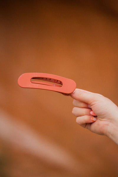 Shop ANDi - Flat Matte Claw Clip: Teak
