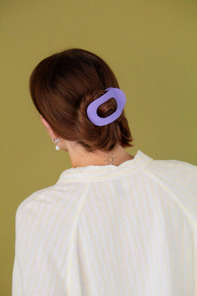 Shop ANDi - Circle Cutout Flat Claw Clip: Brown
