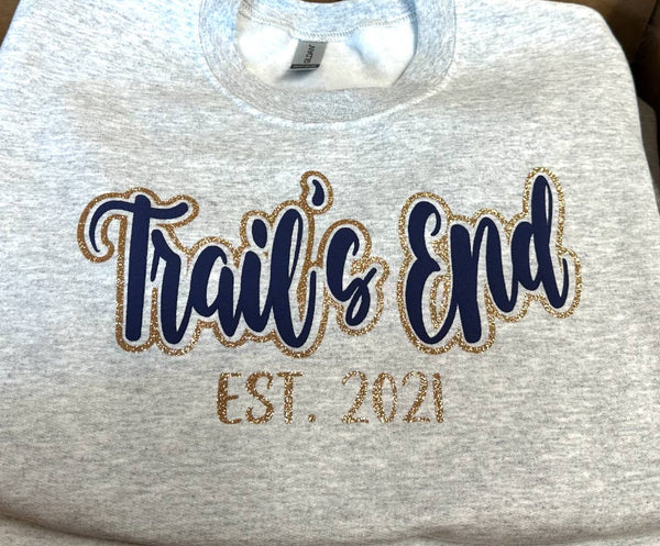 Sweet Southern Wholesale - School Sweatshirts: Gold / Black / Large