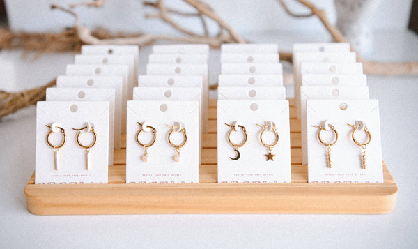 Cecelia Designs Jewelry - The Classic Gold Hoop Earrings - 15mm, Gold Plated Stainless