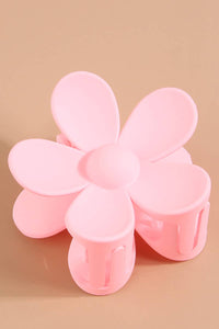 ACCITY - MATTE CUTE FLOWER HAIR CLAW CLIP_CWAHA0089: PINK / (OS) 5