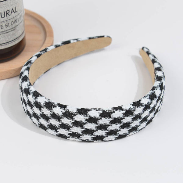 TheDivaSoap - Vintage Houndstooth Headband: Coffee