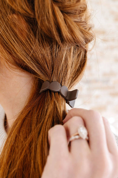 Shop ANDi - Ponytail Claw Clip: Golden / Dot
