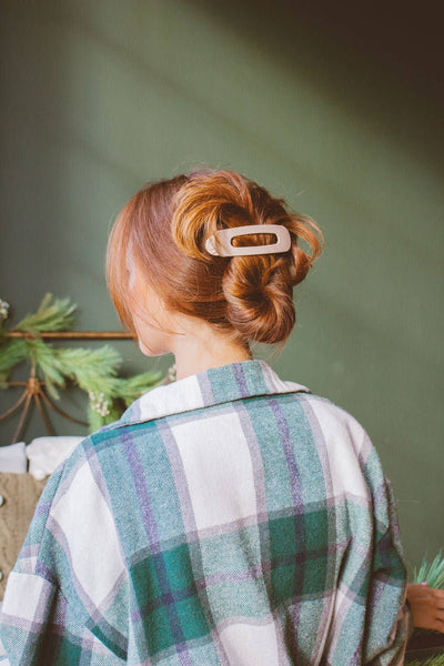Shop ANDi - Flat Matte Claw Clip: Teak