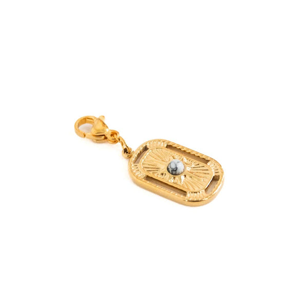 Pretty Simple - Chanelle Custom Charm Necklace Charms - WATERPROOF: Gold Carabiner