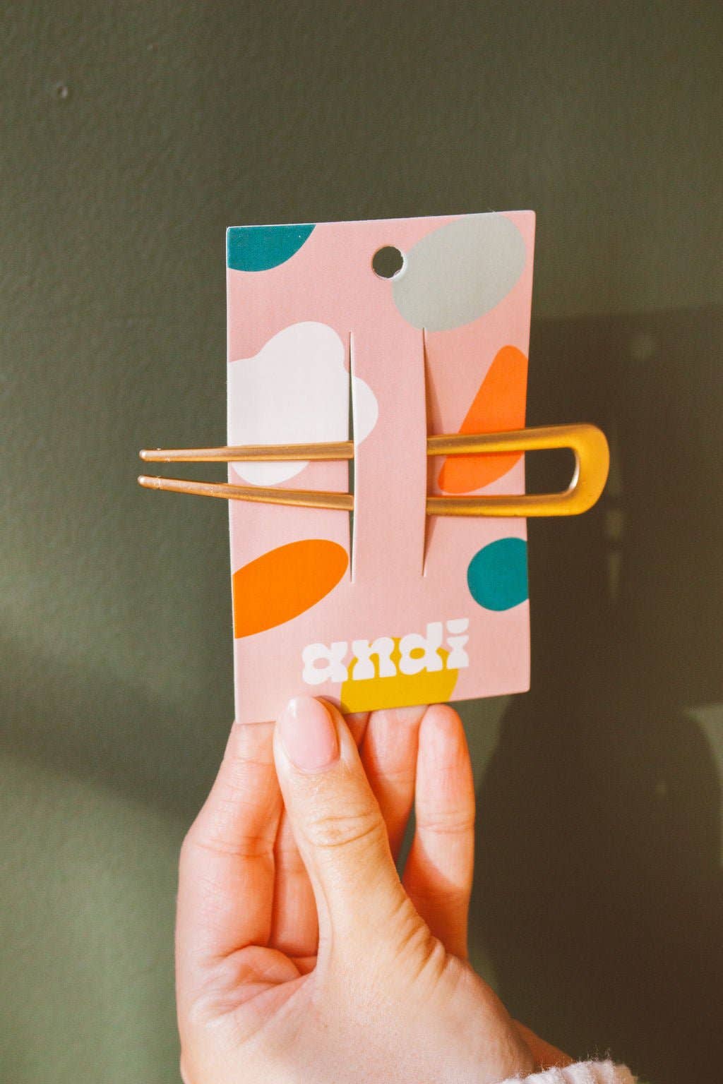 Shop ANDi - Delicate Gold U-Shape Pin