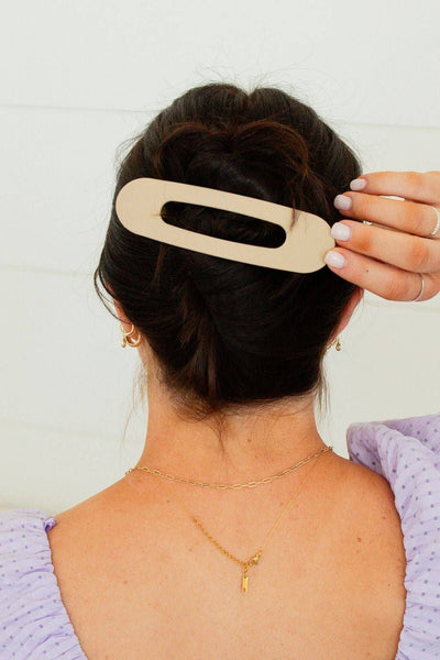 Shop ANDi - Oversized Flat Claw Clip: Black