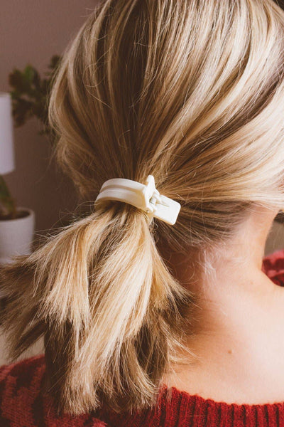Shop ANDi - Ponytail Claw Clip: Brown / Dot