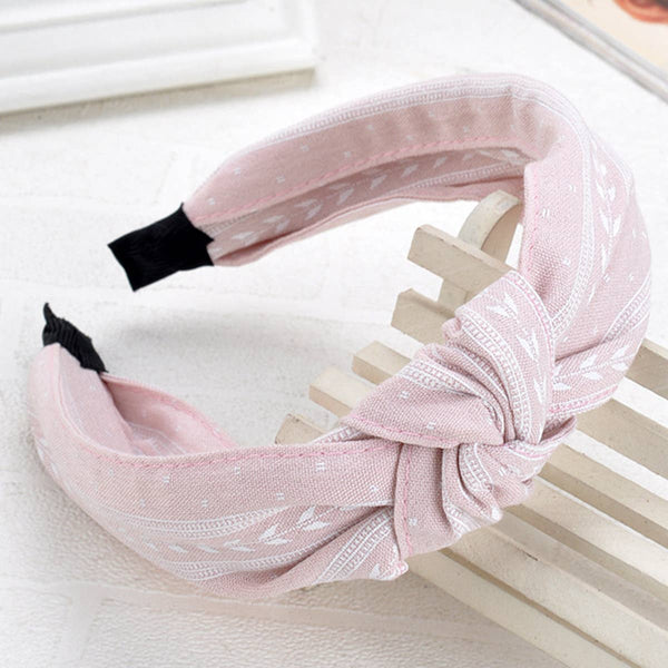 ACCITY - KNOT DECOR HEADBAND_CWAHA0224: GREY / (OS) 2