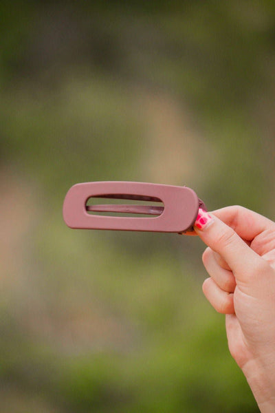 Shop ANDi - Flat Matte Claw Clip: Teak
