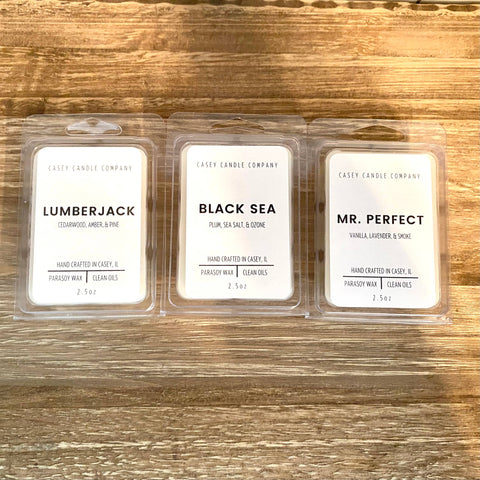 Casey Candle Company - 2.5oz Wax Melts- 100% Soy Wax: Sweater Season- Sweater Weather (type)