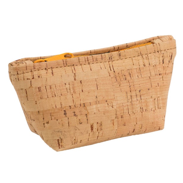 Small Zipper Pouch | Rustic Cork: Butterscotch Zipper