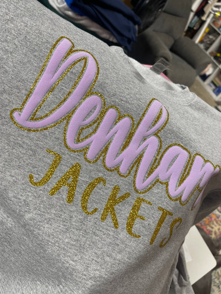 Sweet Southern Wholesale - School Sweatshirts: Gold / Black / Large
