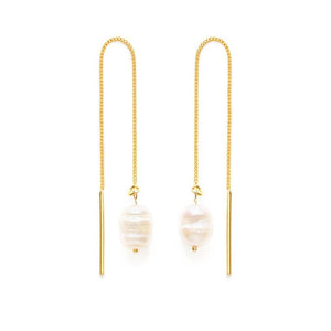 Amano Studio - Pearl Threader Earrings