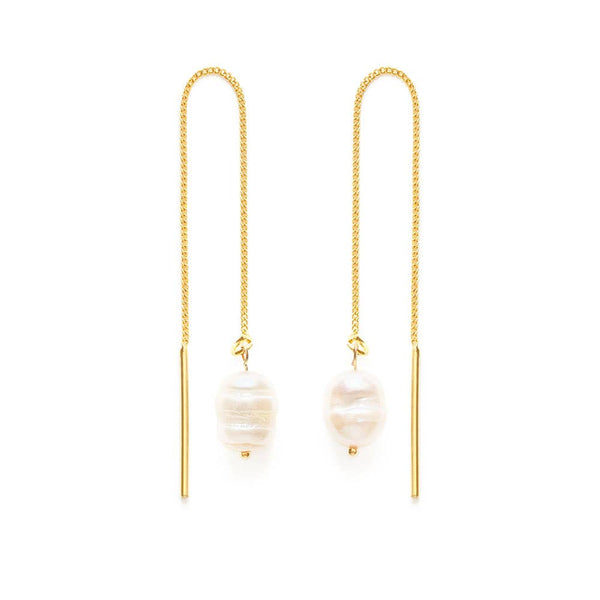 Amano Studio - Pearl Threader Earrings