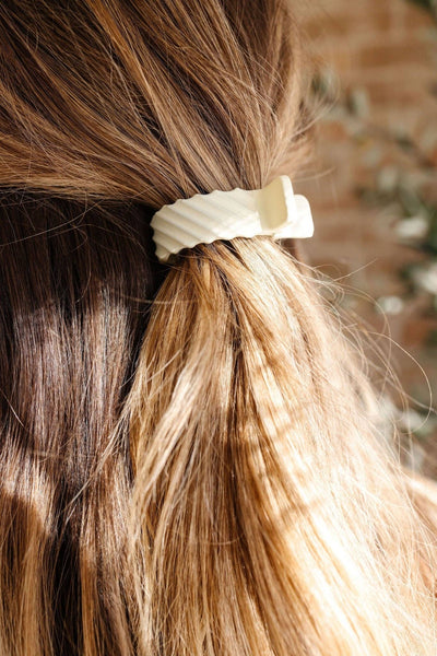 Shop ANDi - Ponytail Claw Clip: Golden / Dot