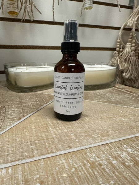 Casey Candle Company - Room & Linen Spray: Seaside Escape- Sea stone drift