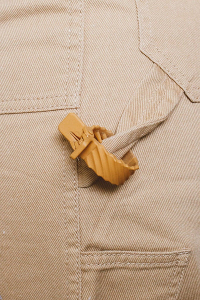 Shop ANDi - Ponytail Claw Clip: Brown / Dot