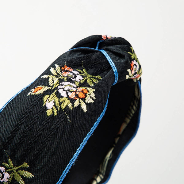 ACCITY - CROSS EMBROIDERY FASHION HEADBAND_CWAHA1253: Beige / (OS) 3