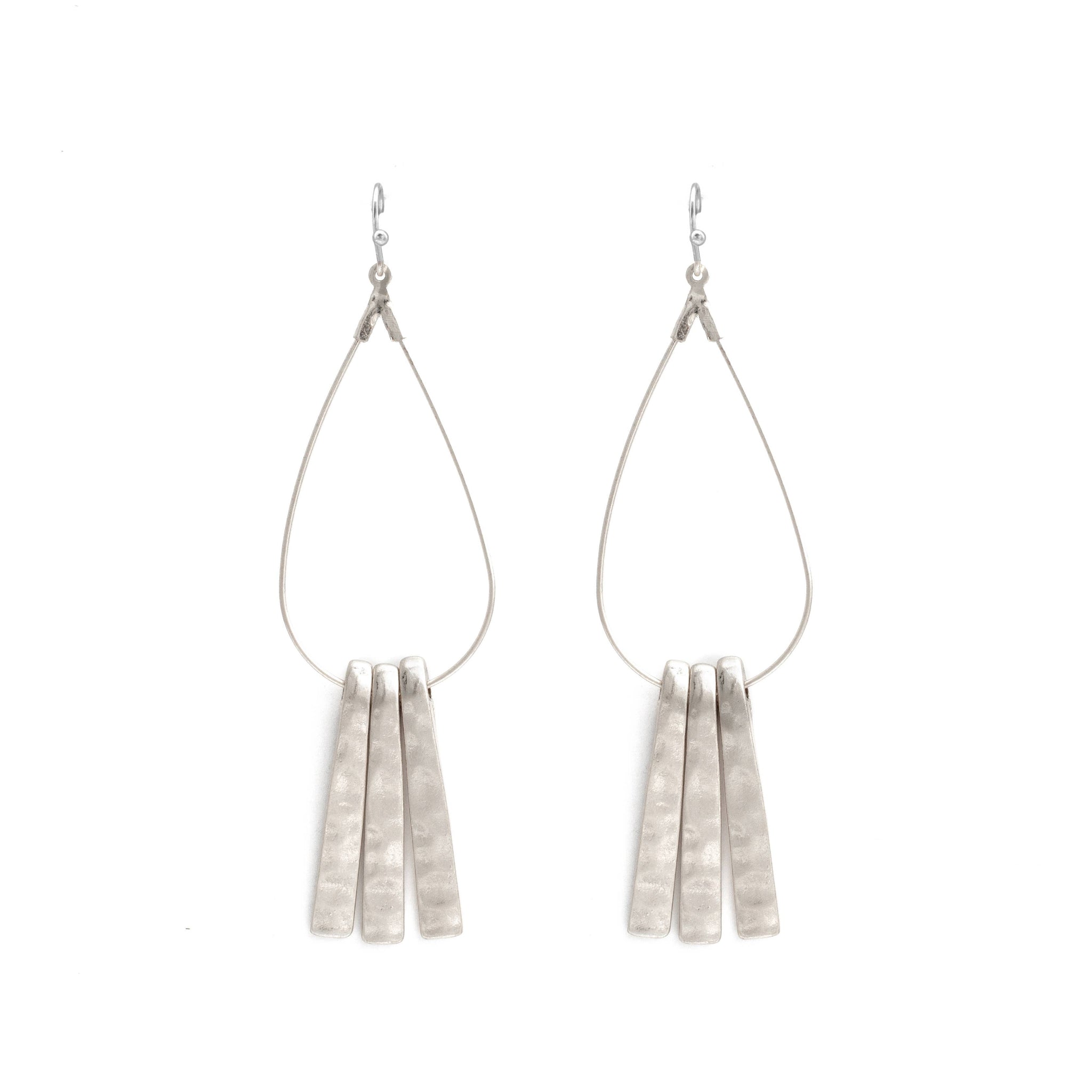 E2200-Silver Earrings