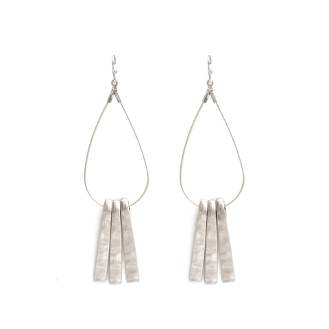 E2200-Silver Earrings