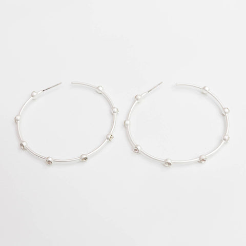 Michelle McDowell - Earrings Shay Silver