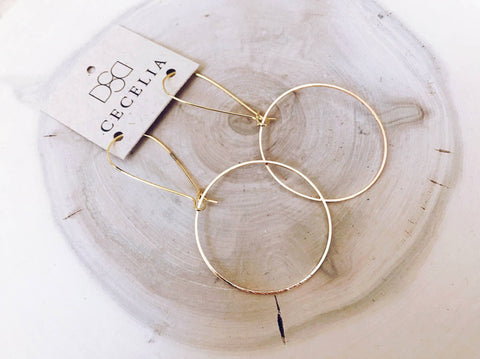 Cecelia Designs Jewelry - Basic Hoop Earrings
