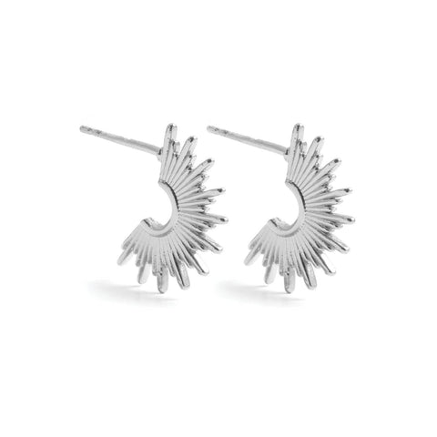 Splendid Iris - Small Sunburst Hoops