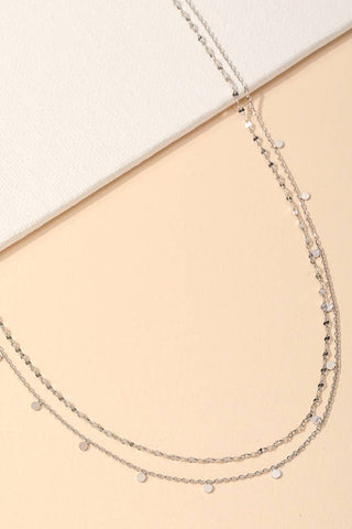 Anarchy Street - Dainty Layered Coin Choker Necklace
