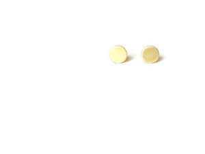 Gold Stud Earrings - Hypoallergenic Studs - Tiny Circles