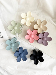 LoveLina - Flower 3" Hair Clips, Matte Hair Claw (AVA)