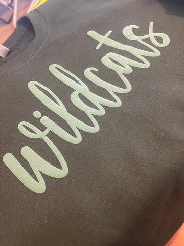Personalized Puff Sweatshirt: Small / dark grey / Ash Grey Sweatshirt