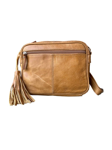 Roma Leathers - W017 cowhide leather crossbody